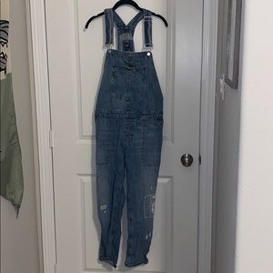 Baggy Denim Overalls